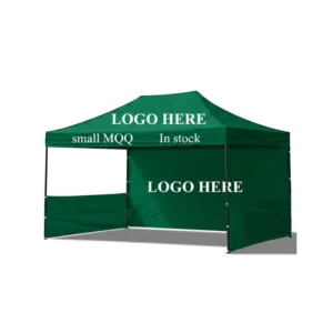 Custom 10×20 Advertising Canopy Tent with Hexagonal Heavy-Duty Frame