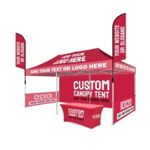 Custom 10x20ft Waterproof Outdoor Gazebo Pop up Folding Advertising Tent for Trade Shows