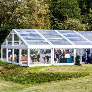 Custom 20×40 Transparent-Top Aluminum Frame Wedding Party Event Marquee Tent