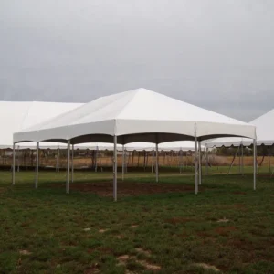 Custom 20×40 ft Waterproof Outdoor Frame Tent, 500-Person Capacity, Wedding Events