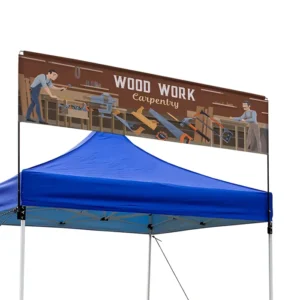 Custom 300D Heavy-Duty 10×10 Outdoor Trade Show Tent with Oxford Cloth Canopy