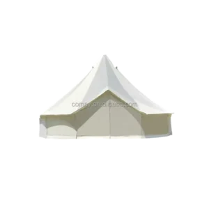 Custom 3M/4M/5M/6M/7M Outdoor Glamping Yurt Bell Tent Single Layer Four-season Waterproof Hotel Canvas Tent