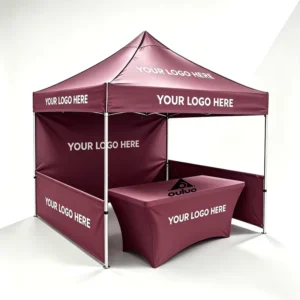 Custom 3X3M 3X4.5M 3X6M Heavy Duty Steel Trade Show Tent Single Layer Waterproof Foldable Canopy for Large Trade Show Booths