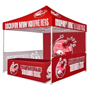 Custom 3×3 Folding Event Awning Tent Indoor Outdoor Logo Marquee Gazebo Canopy for Party Trade Show Exhibition Printed to Order