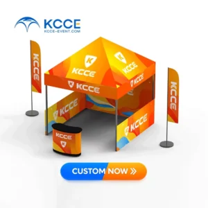 Custom 3×3 m Outdoor Pop-Up Folding Trade Show Canopy Tent