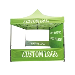 Custom 3x3m Exhibition Booth Pop-Up Changing Gazebo Replacement Canopy, Waterproof Fire-Retardant UV-Resistant