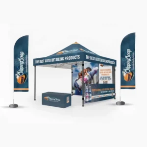 Custom 3x3m Pop-Up Canopy Tent 10×10 Custom Print Logo Iron Gazebo Portable Gazebo with Walls and Window Polyester