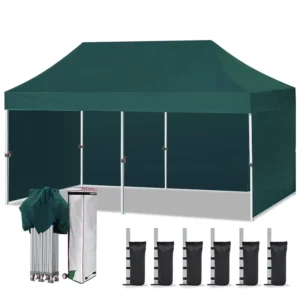 Custom 3x3m Pop Up Tent Iron Gazebo for Car Promotional Folding Gazebo Trade Show Tent 3×6 with Walls and Church Window