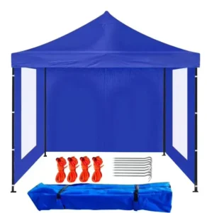 Custom 3x3m Printed Collapsible Pop-Up Trade Show Tent with Walls