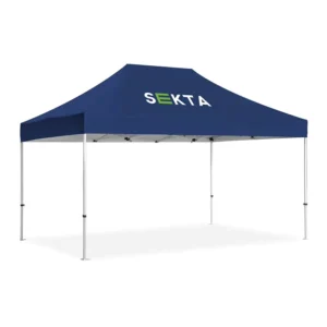 Custom 3×4.5 Folding 10×15 40mm Hexagon Aluminum Frame 600D Oxford Trade Show Tent Heavy Duty