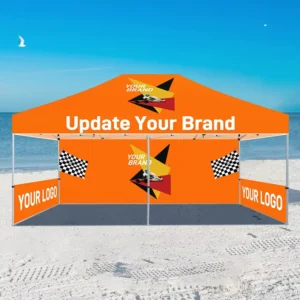 Custom 3×6 Outdoor Folding Gazebo Tent Promotional Pop up Event Marquee Canopy for Trade Shows Advertising at Exhibitions