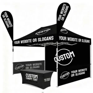 Custom 3x6M 4x8M 10×20 50mm Aluminum Frame Trade Show Tent Pop up Canopy for Indoor Outdoor Events All Seasons Advertising