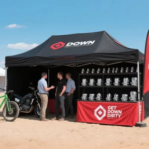 Custom 4 Full Side Walls 10×20 ft 3×6 m Exhibition Folding Canopy Tent for Outdoor Event Advertising