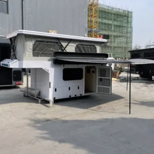 Custom 4 Season Aluminum Pickup Truck Camper Off Road Slide In Camper for Cybertruck Manufacturer