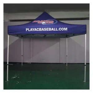 Custom 40mm Hexagon Aluminum Frame 600D Canopy Tent 10x10ft Advertising Event with Logo