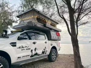 Custom 4×4 Pickup Truck Camper Slide in Pop up Overland Lightweight Off Road RV 80L Water Tank 1400kg Payload Outdoor Camping
