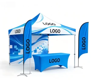 Custom 600D Oxford Waterproof Eco-Friendly Hexagon Canopy Tent with Aluminum Structure