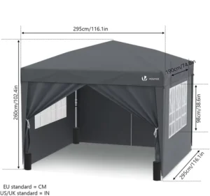 Custom Advertising Aluminum 10×10 Waterproof Folding Gazebo Outdoor Pop up Canopy Marquee Trade Show Tent
