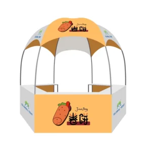 Custom Advertising Canopy Vendor Kiosk Tent for Events and Trade Shows