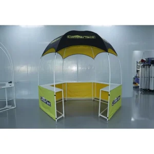 Custom Advertising Promotion Counter Outdoor Exhibition Booth 3X3 Dome Kiosk Tent UV-resistant Waterproof 300D/600D Polyester