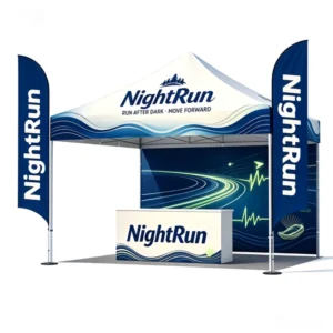 Custom Advertising Tent Durable Waterproof Aluminum Frame Trade Show Pop Canopy Gazebo Outdoor Digital 3x3m UV