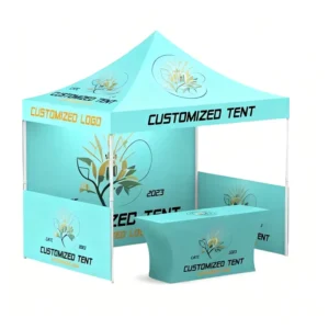 Custom Advertising Tent Manufacturer with Full-Color Printing for Outdoor Marketing Displays