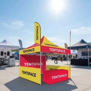 Custom Advertising Trade Show Tent Outdoor Waterproof 10ft X10ft Aluminum UV Resistant Gazebo Shelter Food Vendor Pop up Tent