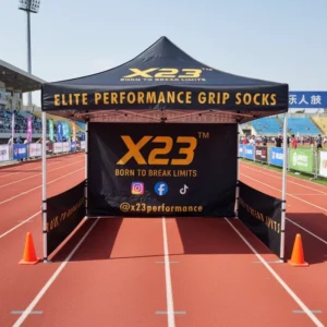 Custom Advertising Waterproof Fire Retardant Canopy Tent for Events Free Design Promotional Trade Show Folding 10×10 Heavy Duty