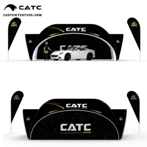Custom Airtight Inflatable Waterproof Car Display Tent Automotive Exhibition Showroom Branded Silent Event Shelter