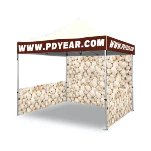 Custom Aluminum Display Folding Marquee Tents 10×10 Design Waterproof Fire Retardant Logo Print for Promotional
