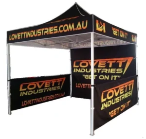 Custom Aluminum Frame 600D Oxford Fabric Waterproof Canopy Trade Show Tent