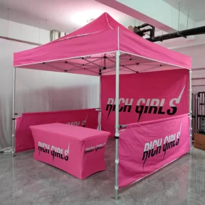 Custom Aluminum Frame Folding Pop Up Canopy Tent for Trade Show Display Outdoor Events
