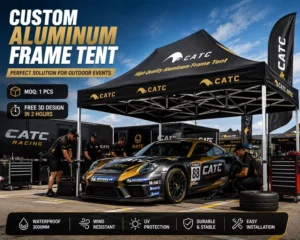 Custom Aluminum Frame Pop Canopy Tent 600D Oxford Waterproof Folding Gazebo Indoor Exhibition Advertising Racing Event