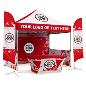 Custom Aluminum Frame Retractable Easy-Up Pop-Up Tent for Events