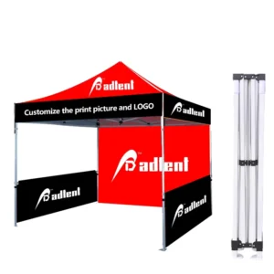 Custom Aluminum Steel Frame Pop-Up Canopy Tent Logo Printing Waterproof Outdoor Trade Show Events 5m Bay