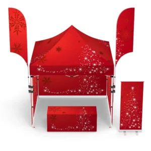Custom Business Tent for Food Vendors Outdoor Advertising