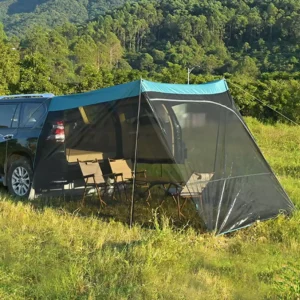 Custom Camouflage Four Season Double Layer Aluminum Alloy SUV Tent Camping Lightweight Rainfly Stakes Universal Tent Cars