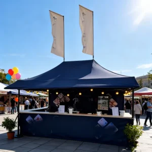 Sunshine Waterproof Custom Canopy Food Vending Portable Booth Trade Show Advertising Tents Camping Outdoor Heavy Duty 10×10