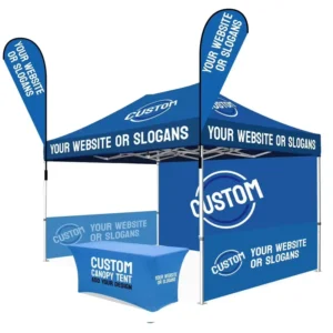 Custom Canopy Tent 10x20ft Personalized Design Custom Logo Digital Printing Pop-Up Event Tent for Trade Shows