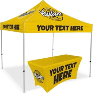 Custom Canopy Tent PU-Coated 600D Oxford Material for Outdoor Trade Shows