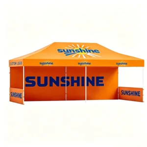 Custom Canopy Tent With Logo 10×20 FT Pop up Trade Show Exhibition Tent Professional Aluminum Frame Outdoor Event With Sidewalls