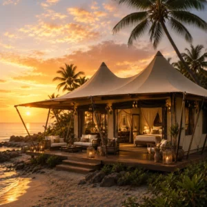 Custom Canvas Hotel Lodge Accommodation Tent