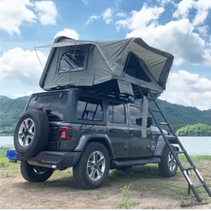 Custom Car Roof Top Tent Outdoor Folding Camping Truck Rooftop Tent for SUV Pickup Trailer With Aluminum ABS Hard Shell Cover