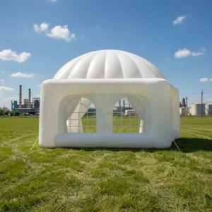 Custom China Factory Inflatable Wedding Tent Giant White Event Tent Outdoor Inflatable Exhibition Pavilion Commercial Rental