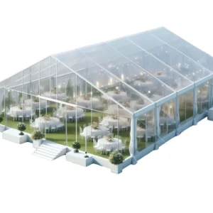 Custom Clear Roof Commercial Tent Luxury Wedding Party Transparent Event for 100 300 500 People