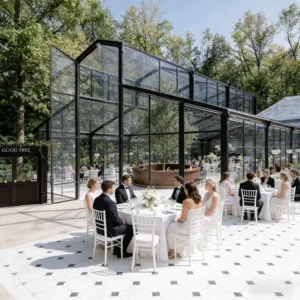 Custom Color Frame Clear PVC Transparent Aluminum Marquee for Wedding Venue Customization