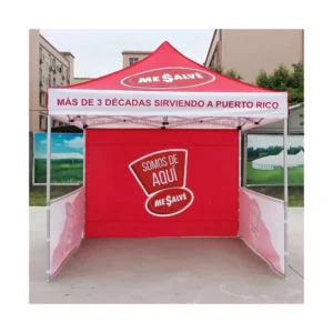 Custom Commercial 40mm Hexagon Aluminum Frame 600D Heavy Duty Trade Show Event Gazebo Pop up Canopy Outdoor Tent10x10 Outdoor