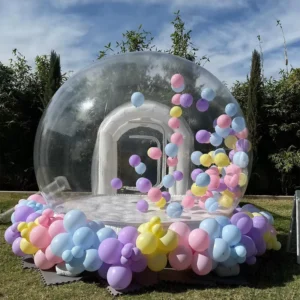 Custom Crystal Kids Inflatable Bubble Bounce House Dome Tent