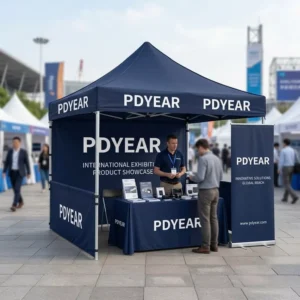 Custom Design Awning Tent pop up 10x15FT Waterproof Easy Setup Advertising Canopy Tent for Outdoor Vendor Booth