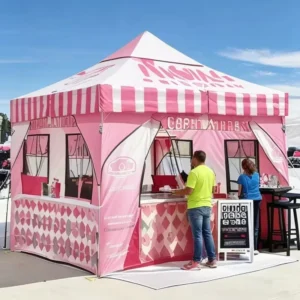 Custom Design Four season Waterproof Folding Aluminium Frame Outdoor Party Event Marquee Pop up Tent with Window Oxford Fabric